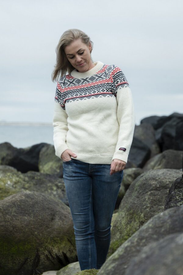 Norweger Pullover "Setedal" Damen 100% Schurwolle