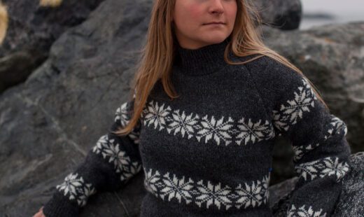 190-59 R Eisblume grau, normales garn