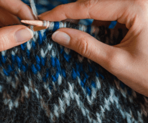 Skandinavische Strickmuster