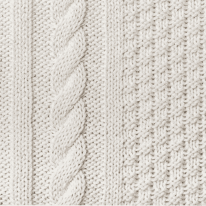 Norweger Strickmuster im Zopfmuster