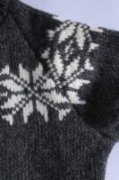 Isländer Stil Pullover "Isblomst" Eisblumen/Schneeflocken Muster