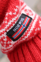 Norweger Pullover "Fjordglød" mit Schneeflocke - 100 % Schurwolle