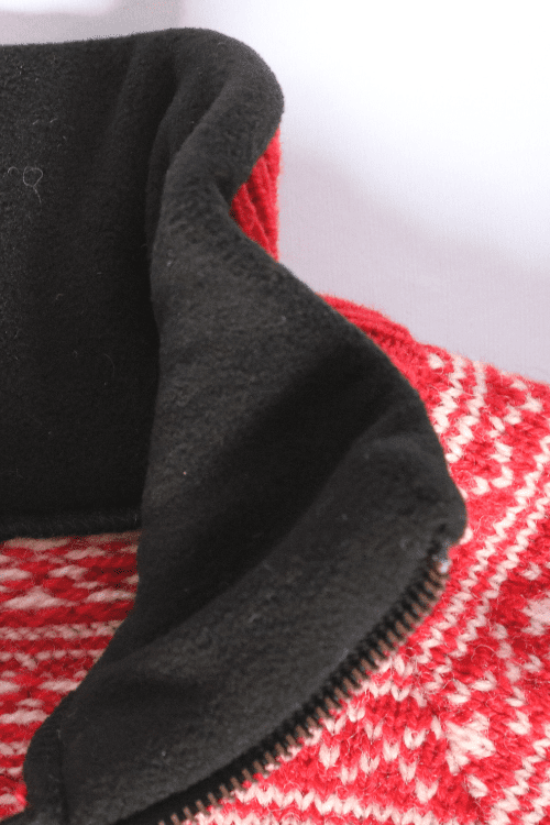 Norweger Pullover "Fjordglød" mit Schneeflocke - 100 % Schurwolle