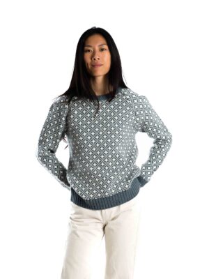 Merinowolle-Pullover rundhals Alma