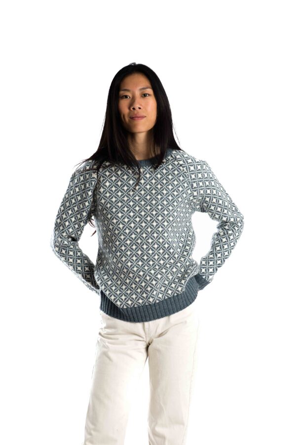 Merinowolle-Pullover "Alma" im Norweger-Stil
