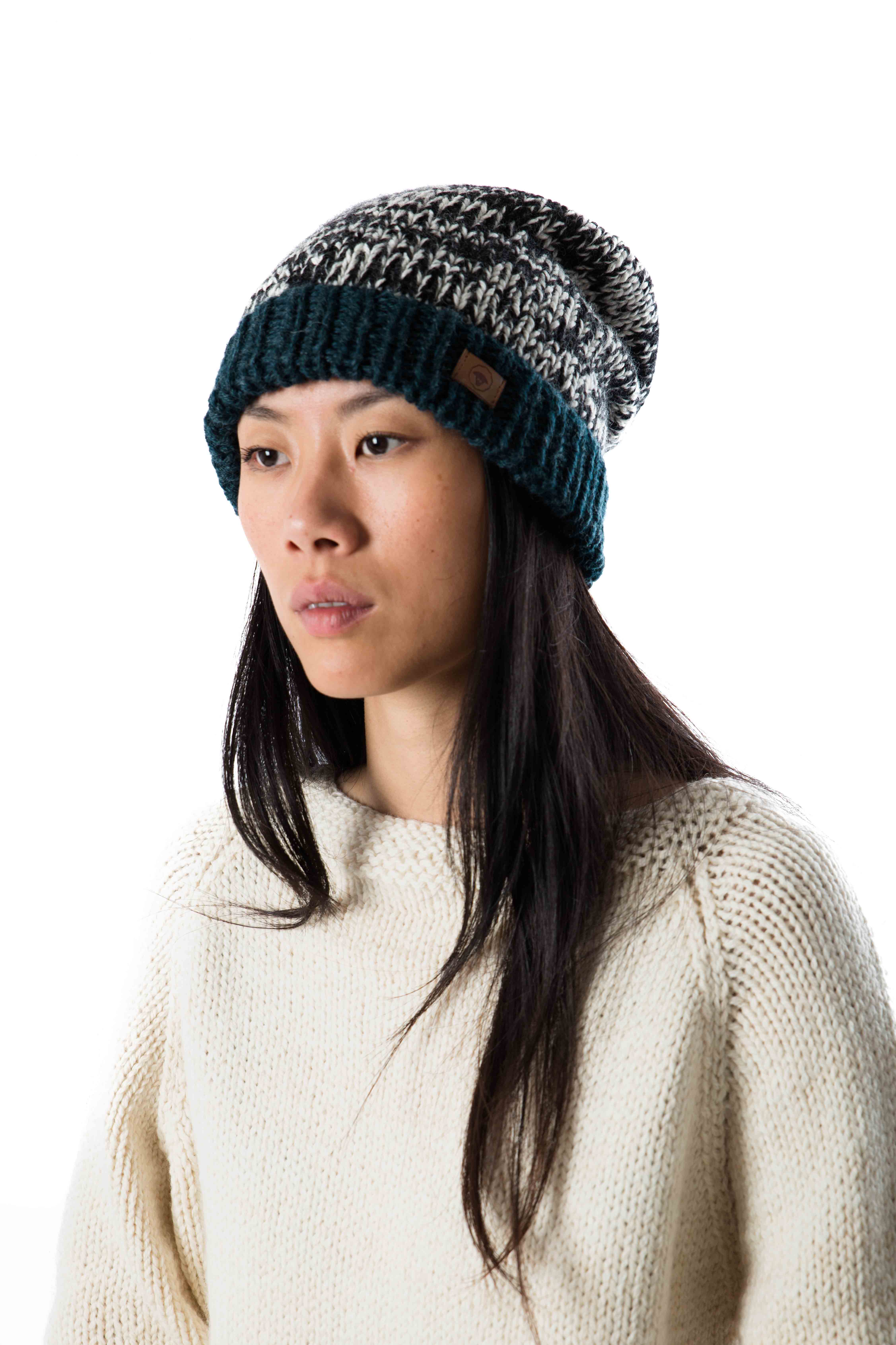 Skandinavische Merinowolle-Mütze "Astra"