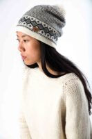 Norweger-Stil Wollmütze "Enya" aus Lammwolle