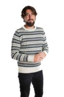 Skandinavischer Merinowolle-Pullover Rundhals "Gorm" NAVY