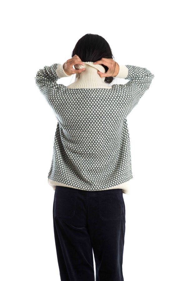 Skandinavischer Merinowolle-Pullover "Liv" INDIGO