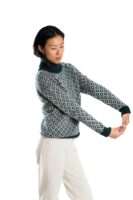 Merinowolle-Rollkragenpullover "Lila" INDIGO