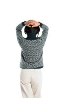 Merinowolle-Rollkragenpullover "Lila" INDIGO