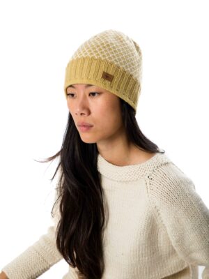 Skandinavische Wollstrickmütze  "Liv" aus Merinowolle