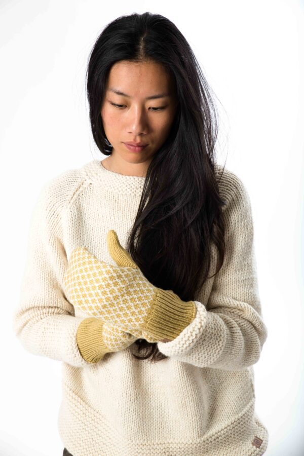 Skandinavische Wollhandschuhe "Liv" aus Merinowolle