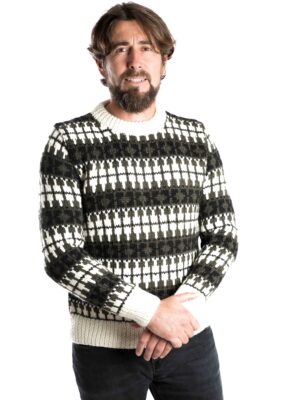 Nordischer Merinowolle-Pullover "Skaane" OLIVE