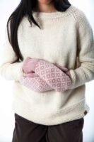 Skandinavische Strickhandschuhe "Tinka" mit Norweger-Muster