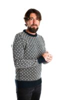 Skandinavischer Merinowolle-Pullover "Bjørn" MIDNIGHT BLUE