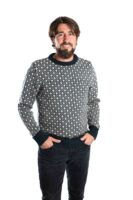 Skandinavischer Merinowolle-Pullover "Bjørn" MIDNIGHT BLUE