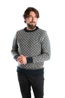 Skandinavischer Merinowolle-Pullover "Bjørn" MIDNIGHT BLUE