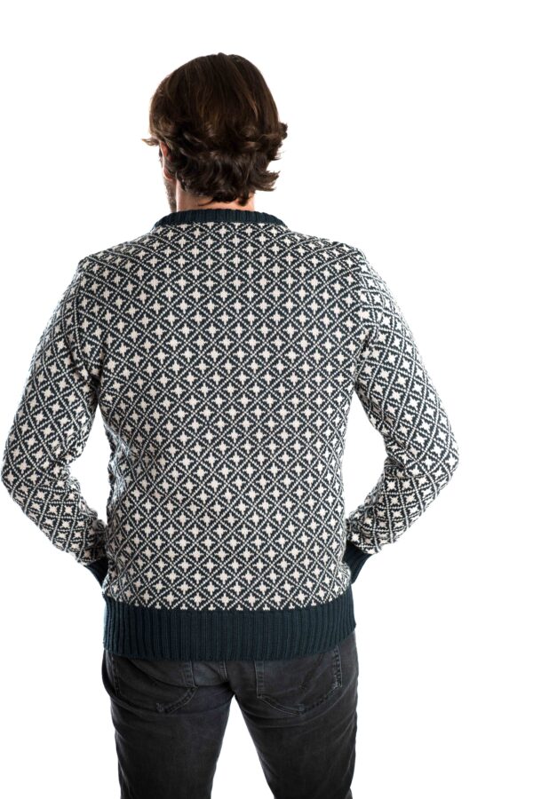 Skandinavischer Merinowolle-Pullover "Bjørn" MIDNIGHT BLUE