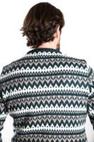 Skandinavischer Merinowolle-Pullover "Halfdan" INDIGO