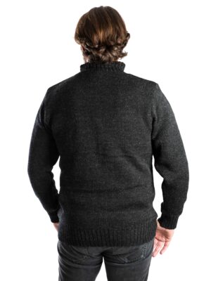 Skandinavische Strickjacke DAI für Herren_Rück