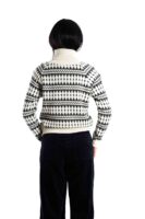 Skandinavischer Merinowolle-Pullover Rollkragen "Gunhild" COAL