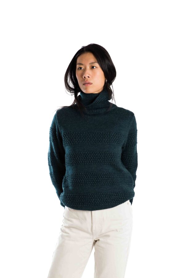 Merinowolle-Pullover Perlstrick "Christianshavn"