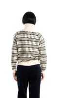 Skandinavischer Merinowolle Cardigan "Gunhild" OLIVE