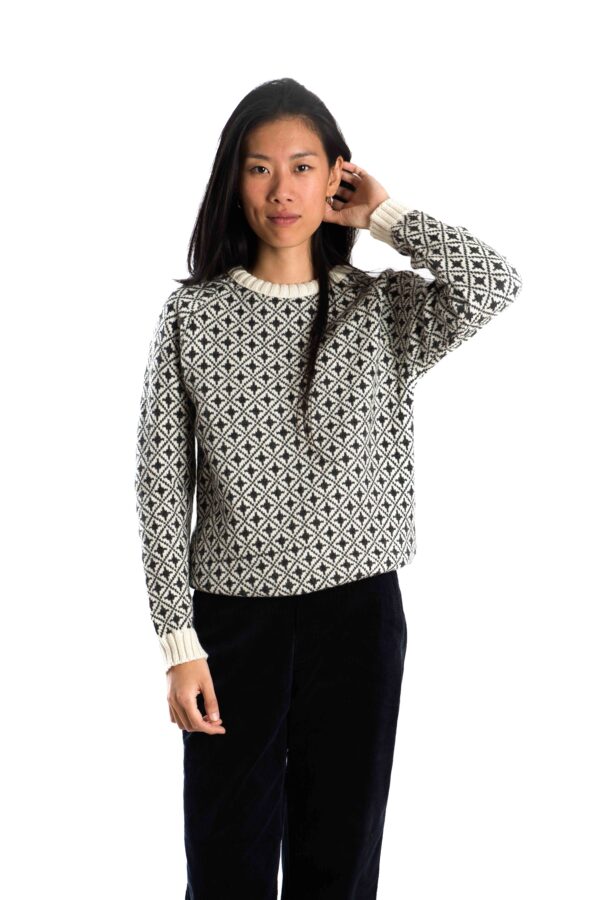 Merinowolle-Pullover "Alma" im Norweger-Stil
