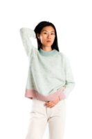 Skandinavischer moderner Merinowolle-Pullover "Astra" SKY BLUE