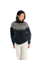Merinowolle Norwegermuster Pullover "Che Che" Handgestrickt