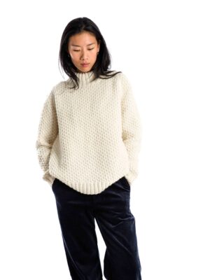 Butterfly rundhals Merinowollpullover 4