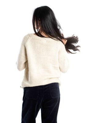 Baltic Wollpullover CREME_Rücken 2