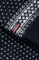 Norweger Pullover "Morten" Schneeflocken Muster, 100 % Schurwolle