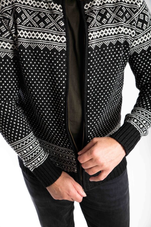 Norweger Merinowolle Strickjacke "Arn" für Herren