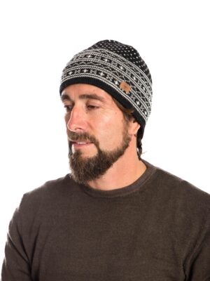 Norweger Merinowolle Wendemütze "Arn" Herren