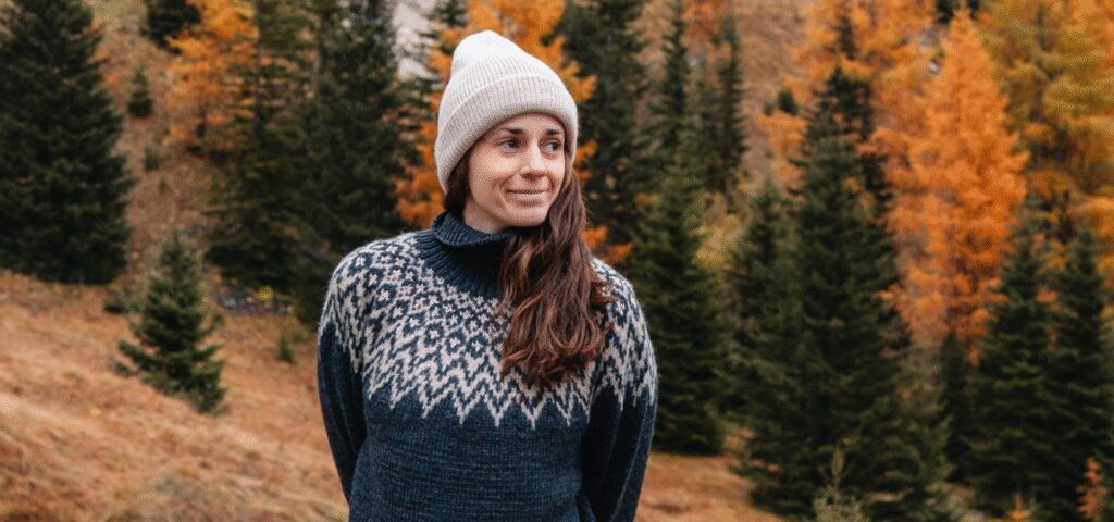 Skandinavische Wollmützen für Damen zu Weihnachten